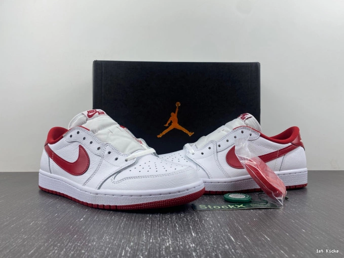 Varsity 705329-101 Red 1 Jordan Low Retro White 0617